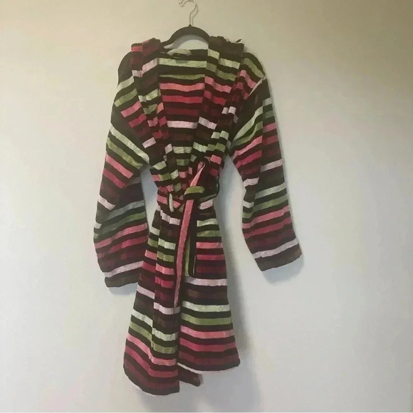 Sonia Ryliel Maison Striped Bathrobe with Hood - Picture 3 of 9